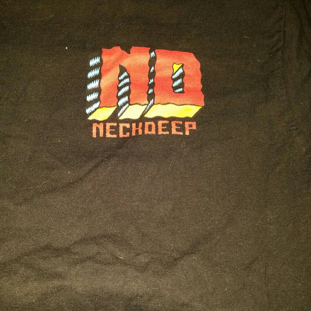 Brand new neck deep band shirt